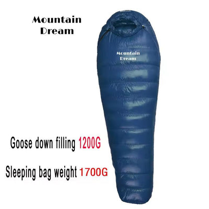 Arctic Peak DownFilled Mummy Sleeping Bag  Adult Winter Camp Comfort 24