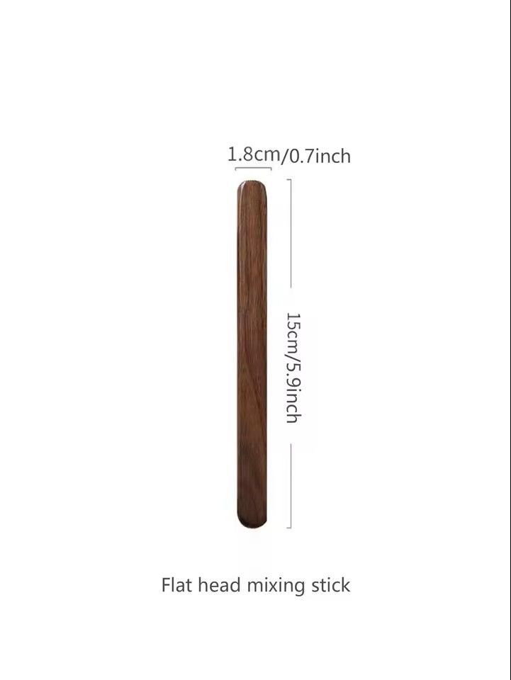 Walnut Wood LongHandle Mixing Spoon  Creative Wooden Coffee  Dessert Stirrer 8