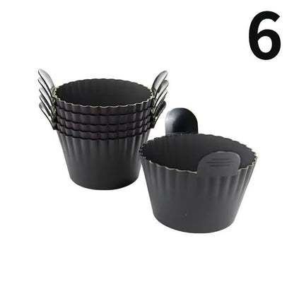 Silicone Air Fryer Egg  Baking Cups  Premium FoodGrade Egg Poacher For Air Fryer Oven  Muffin Use 9