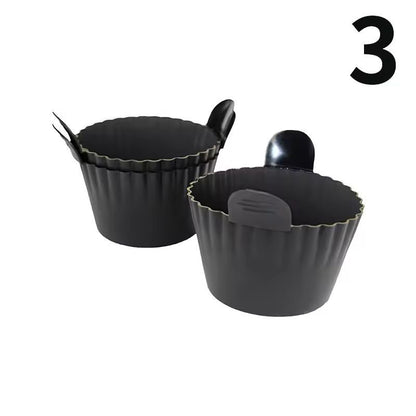Silicone Air Fryer Egg  Baking Cups  Premium FoodGrade Egg Poacher For Air Fryer Oven  Muffin Use 8