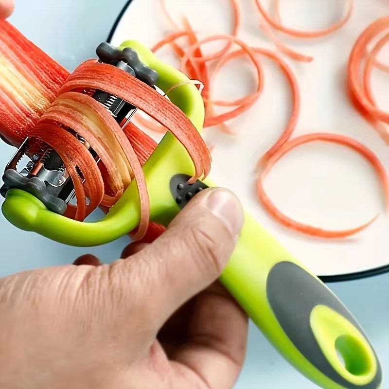 AllinOne 3in1 Rotary Peeler Slicer Grater For Fruits And Vegetables 2