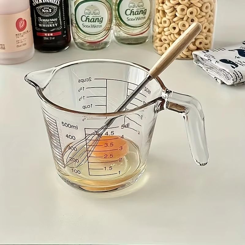 Mini Stainless Steel Whisk With Wooden Handle  Egg Beater And Milk Frother 4