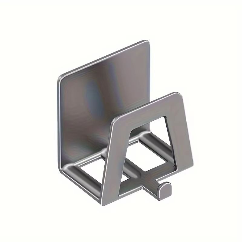 Stainless Steel Adhesive Sponge Holder  Rustproof Sink Caddy Organizer For Fast Drying 6