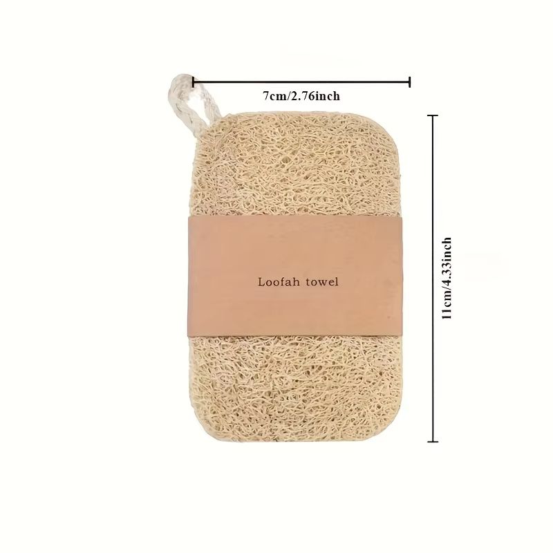 Natural Luffa Dish Sponge  Eco Friendly Non Scratch Kitchen Scrubber 3