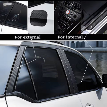 Nano Carbon Fiber Car Protection Tape  3D AntiScratch Waterproof Strip 110m 7