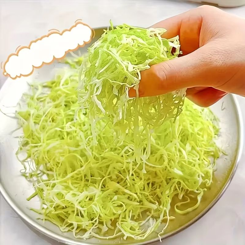 Ultra Fine Vegetable Slicer And Cabbage Shredder  Handheld Salad And Carrot Cutter 2