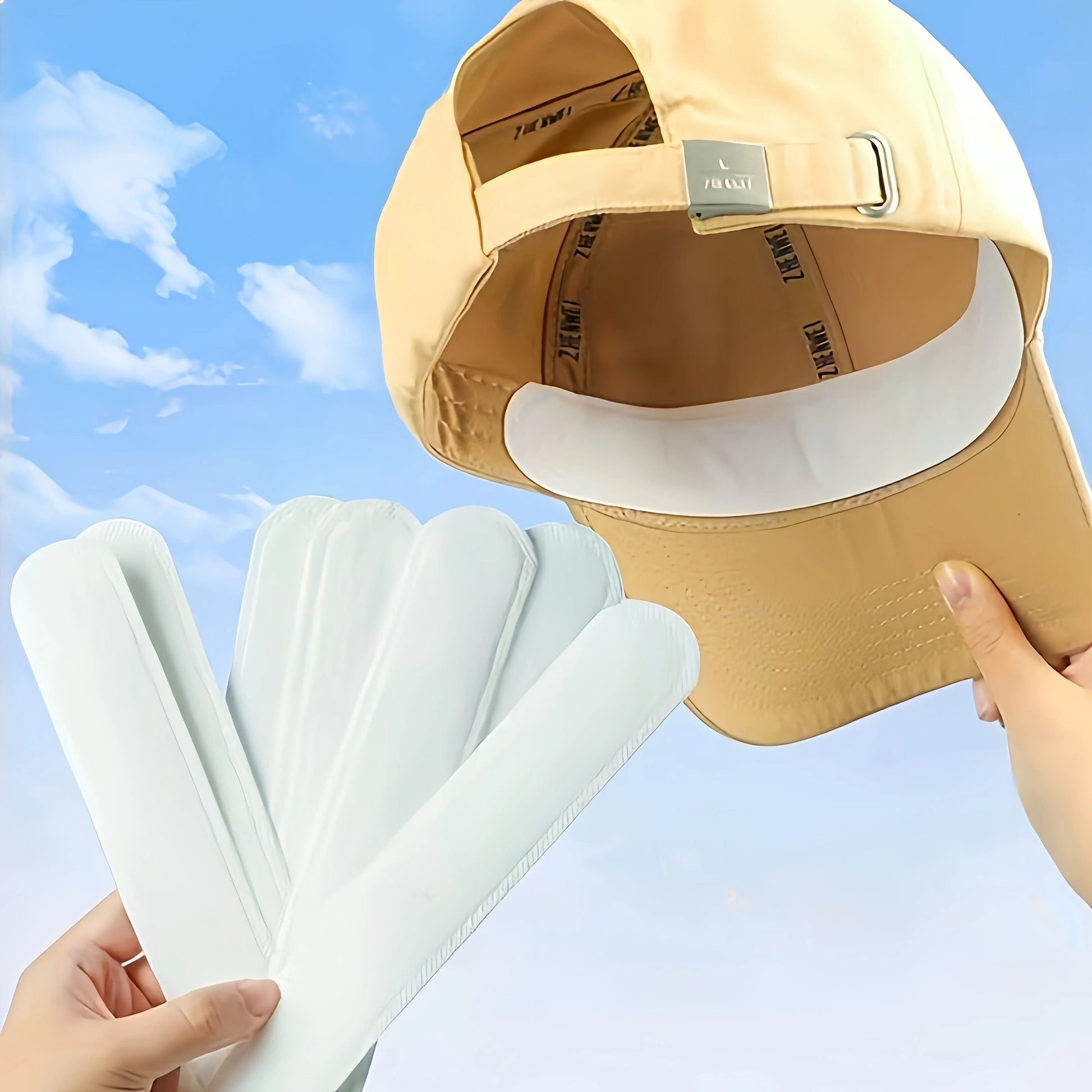 Disposable Sweat Absorbent Hat Patches for Baseball Caps