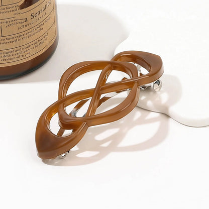 Hollow Matte Spring Hair Clip For Women 14