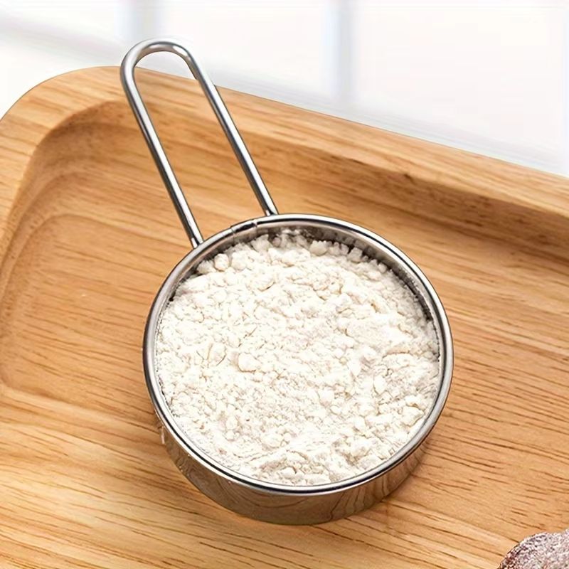 Ultimate Stainless Steel Flour Sifter Cup  Premium Mesh Sifter Cup For Pastry Baking 4