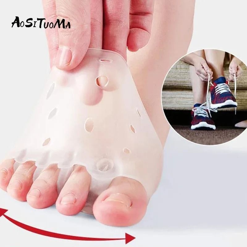 Comfortable Silicone Front Foot Pads for Bunion Relief and Foot Support