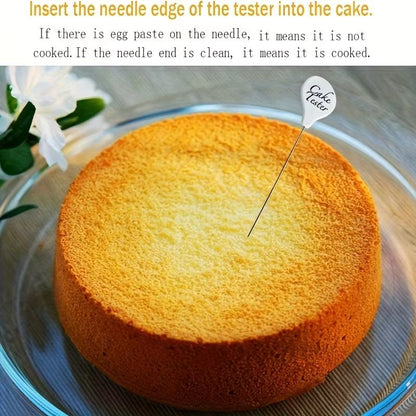 Stainless Steel Cake Tester Probe Reusable Needle For Bread Biscuit Muffin Pancake Baking Accessori 3