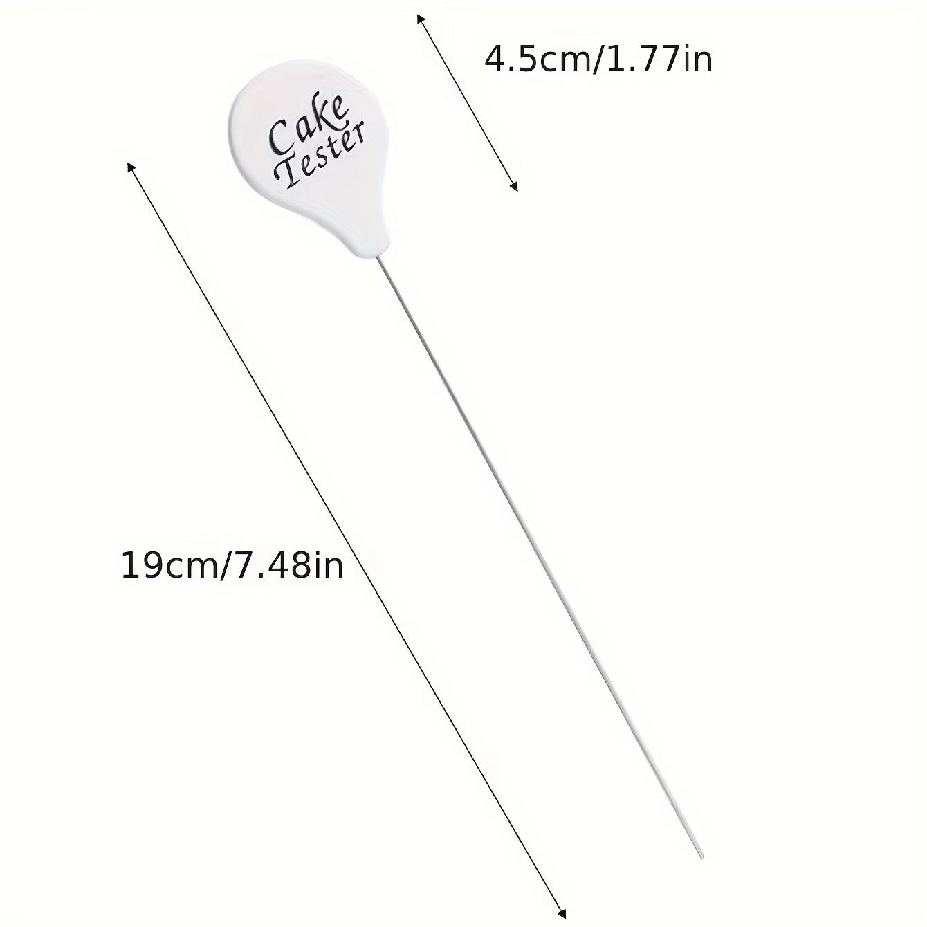 Stainless Steel Cake Tester Probe Reusable Needle For Bread Biscuit Muffin Pancake Baking Accessori 5