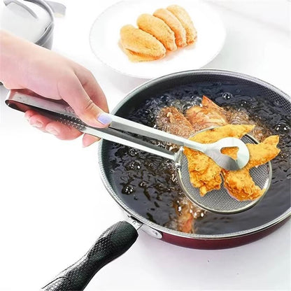 Premium Kitchen Food Strainer Spoon for Frying Draining and Scooping
