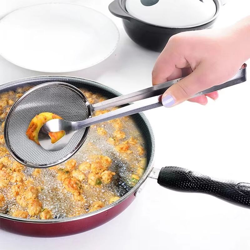 Premium Kitchen Food Strainer Spoon For Frying Draining And Scooping 1