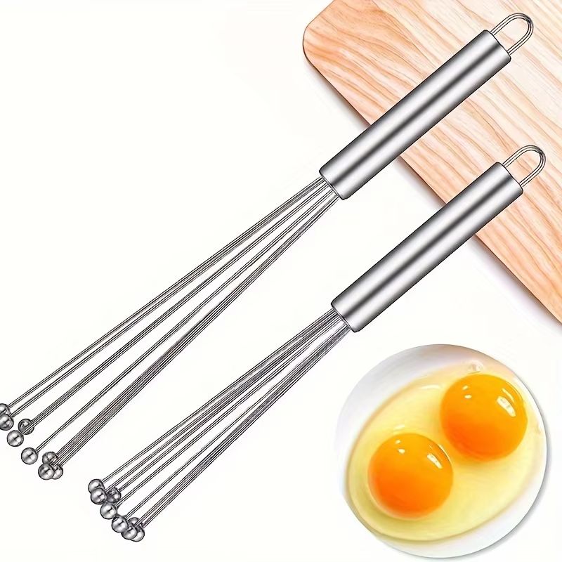 Stainless Steel Ball Whisk Kitchen Wire Egg Whisk For Cooking Blending Beating Stirring 1