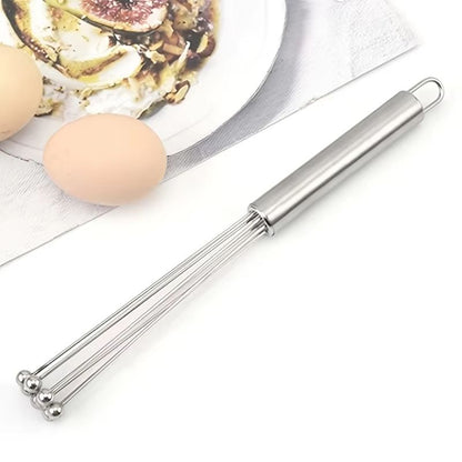 Stainless Steel Ball Whisk Kitchen Wire Egg Whisk For Cooking Blending Beating Stirring 4