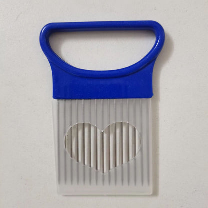 Stainless Steel Onion Cutter Holder Food Slicer Assistant Vegetable Cutting Fork Kitchen Gadget 8