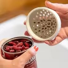 FoodGrade Silicone Can Strainer Screen 3 Inch MultiFunctional Kitchen Tool 1