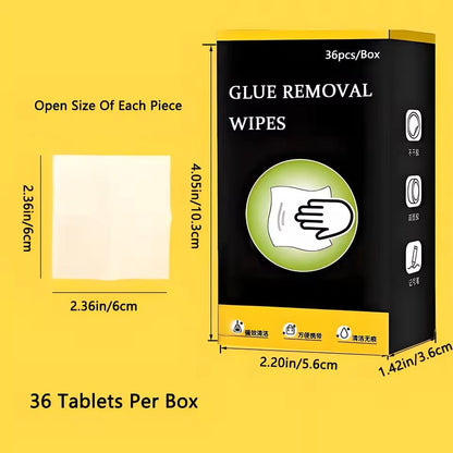 Portable Adhesive Removal WipesMultiSurface ResidueFree Cleaner For KitchenBathroomCar 2