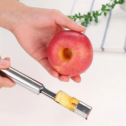 Stainless Steel Fruit Corer Seed-Core Remover and Slicer Knife Kitchen Gadget