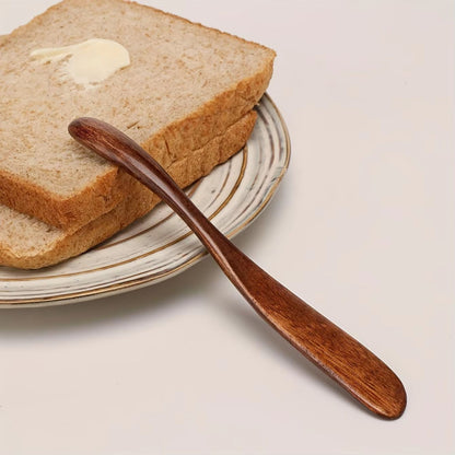 BPAFree Wooden Butter Knife Kitchen Cheese Spatula Bread Marmalade Tableware Accessory 2