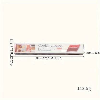 Food Grade Greaseproof Parchment Paper Baking Tools Roll 164 Feet For Bread Sandwich Burger Fries W 2
