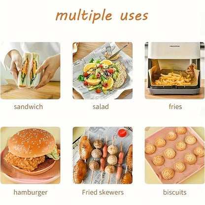 Food Grade Greaseproof Parchment Paper Baking Tools Roll 164 Feet For Bread Sandwich Burger Fries W 5