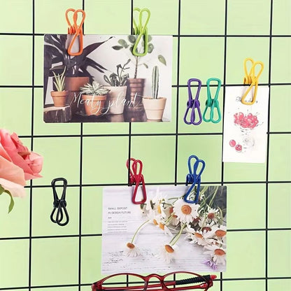 10 Piece PVC Coated Steel Clips For Sealing Food Bags Chips Durable Kitchen And Dining Accessories 2