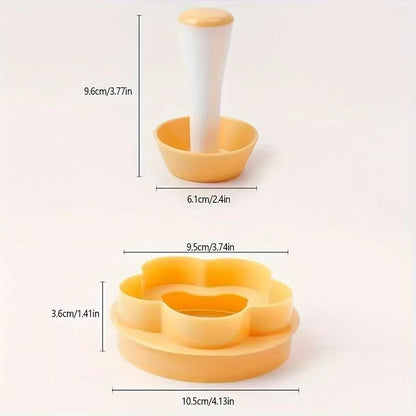 Pastry Dough Tamper Set Flower Shaped Cutter Cake Mold Creative Cake Cup Presser Biscuit Mold Pie T 3