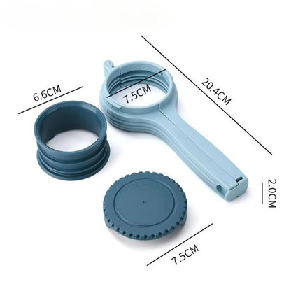 Food Storage Bag Sealing Clip With Pour Spout Snack Candy Storage Fresh Clamp Kitchen Organizer 3