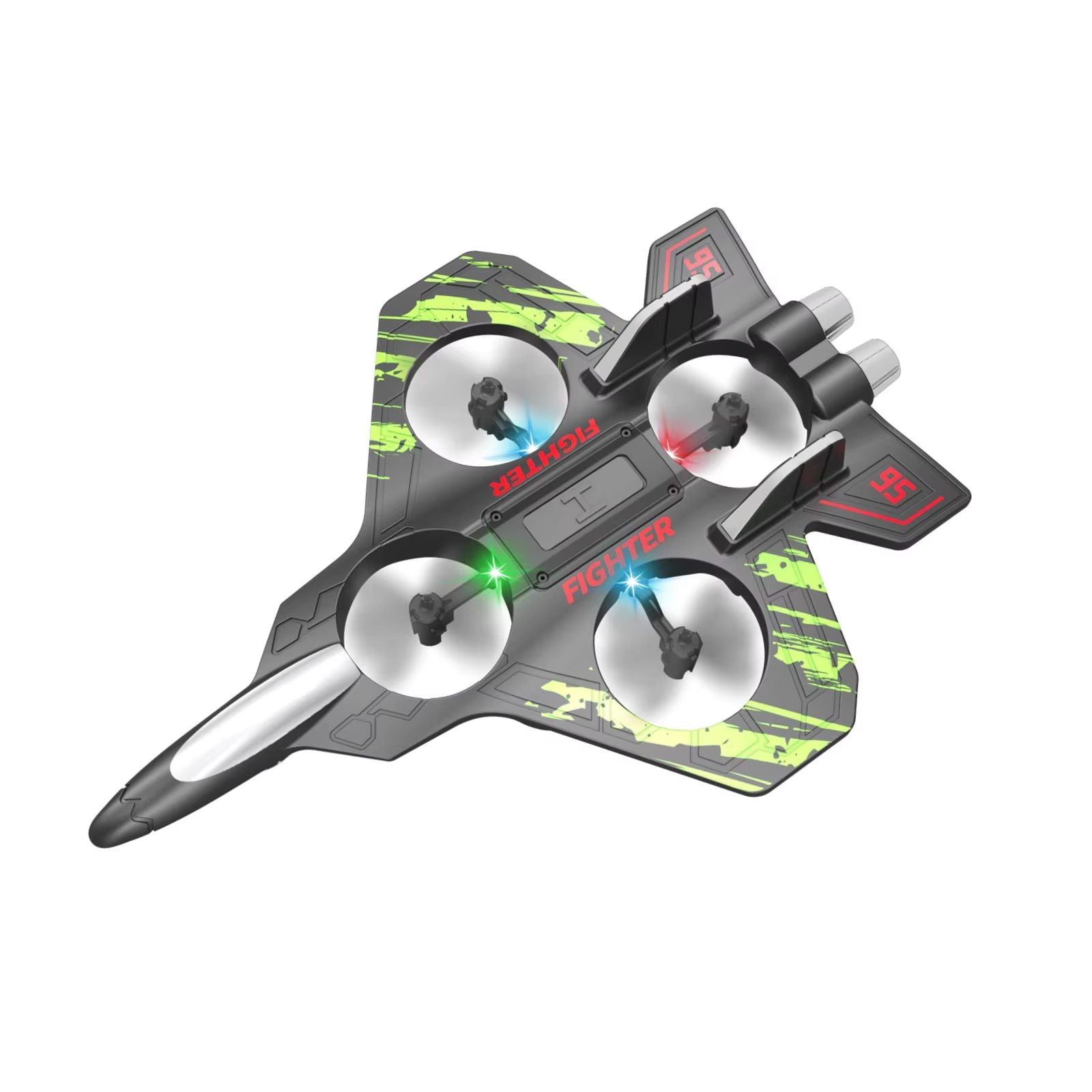 Glider Flying Helicopter RC Hobby Jet Plane 24G Stunt Remote Control Foam Fighter Airplane Toy With 6