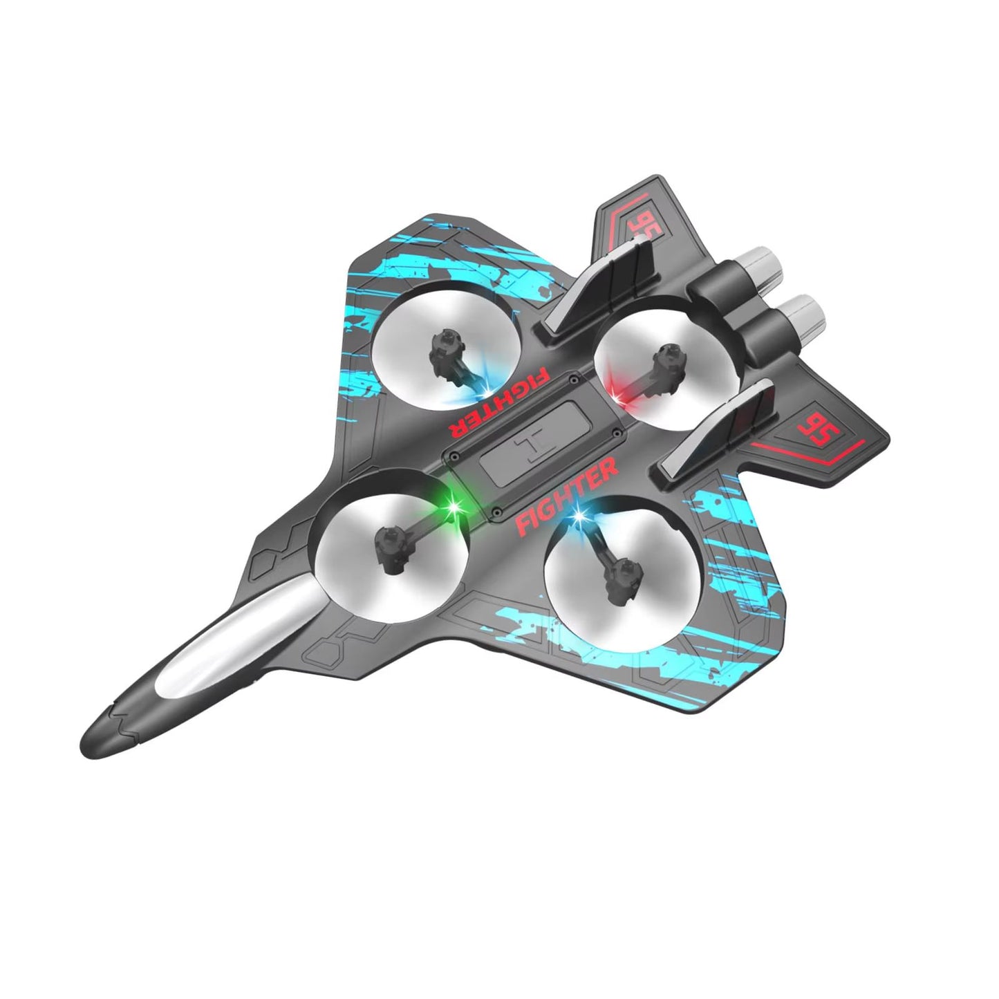 Glider Flying Helicopter RC Hobby Jet Plane 24G Stunt Remote Control Foam Fighter Airplane Toy With 7