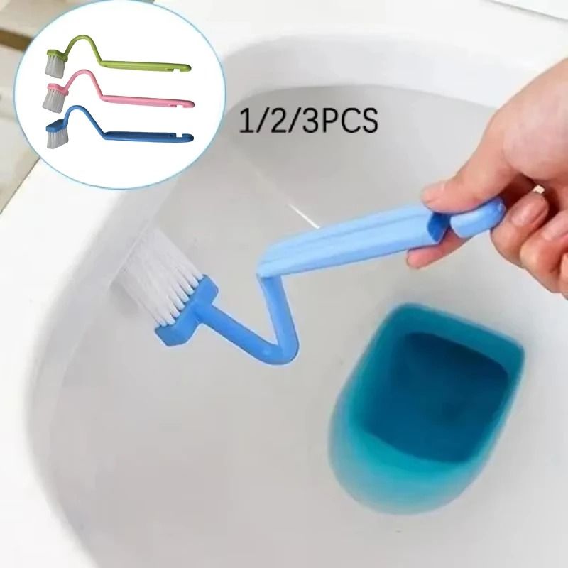 Curved Long Handle Toilet Cleaning Brush