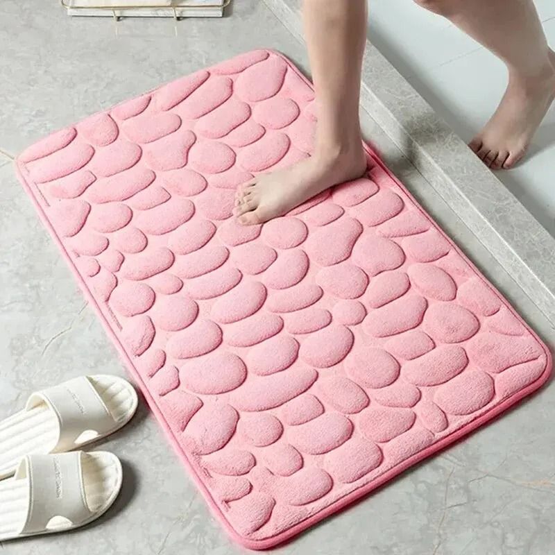 Embossed Memory Foam Pebble Floor Mat