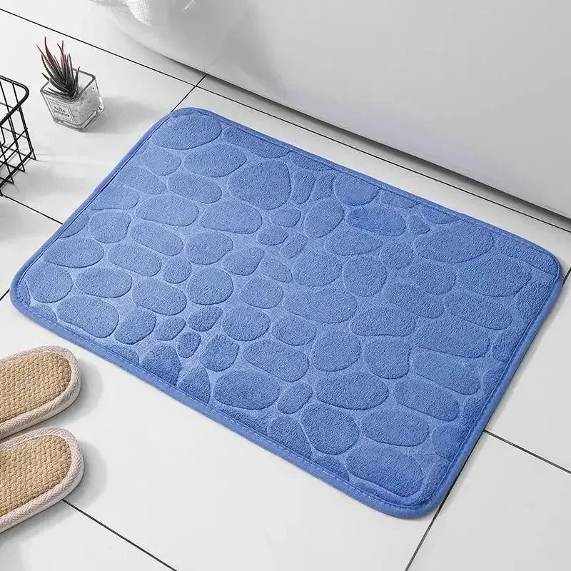 Embossed Memory Foam Pebble Floor Mat 10