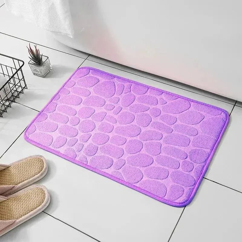 Embossed Memory Foam Pebble Floor Mat 11