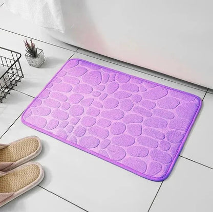 Embossed Memory Foam Pebble Floor Mat 11