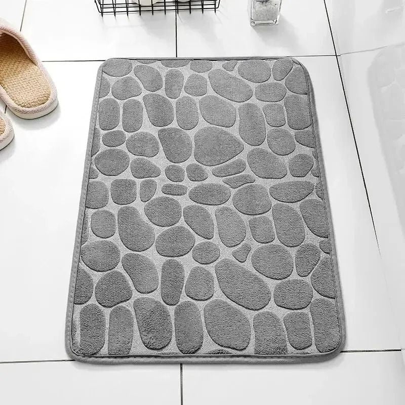 Embossed Memory Foam Pebble Floor Mat 6