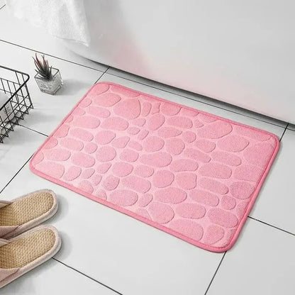 Embossed Memory Foam Pebble Floor Mat 7