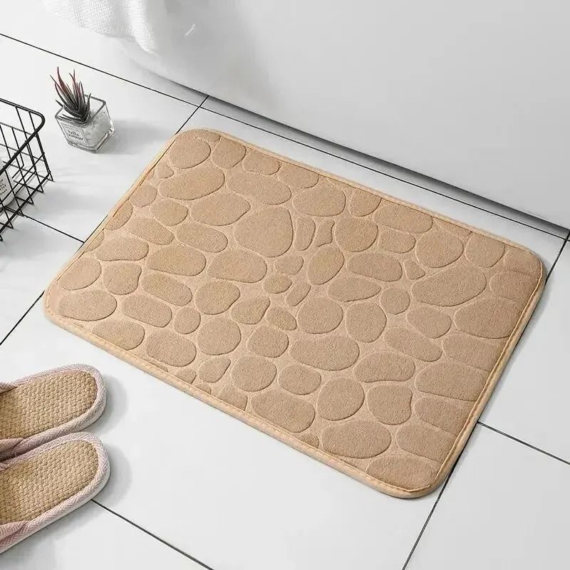 Embossed Memory Foam Pebble Floor Mat 8