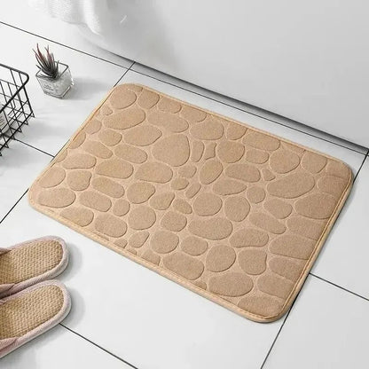 Embossed Memory Foam Pebble Floor Mat 8