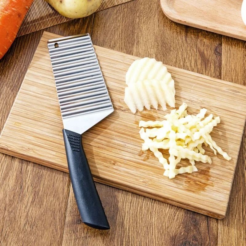Stainless Steel Crinkle Cutter For Vegetables And Potatoes 3
