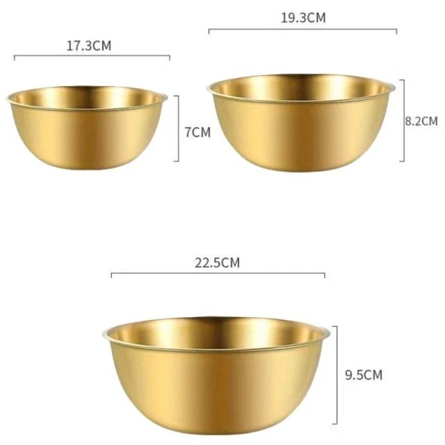 Stainless Steel Mixing Bowl Set With Measurement Scale 14