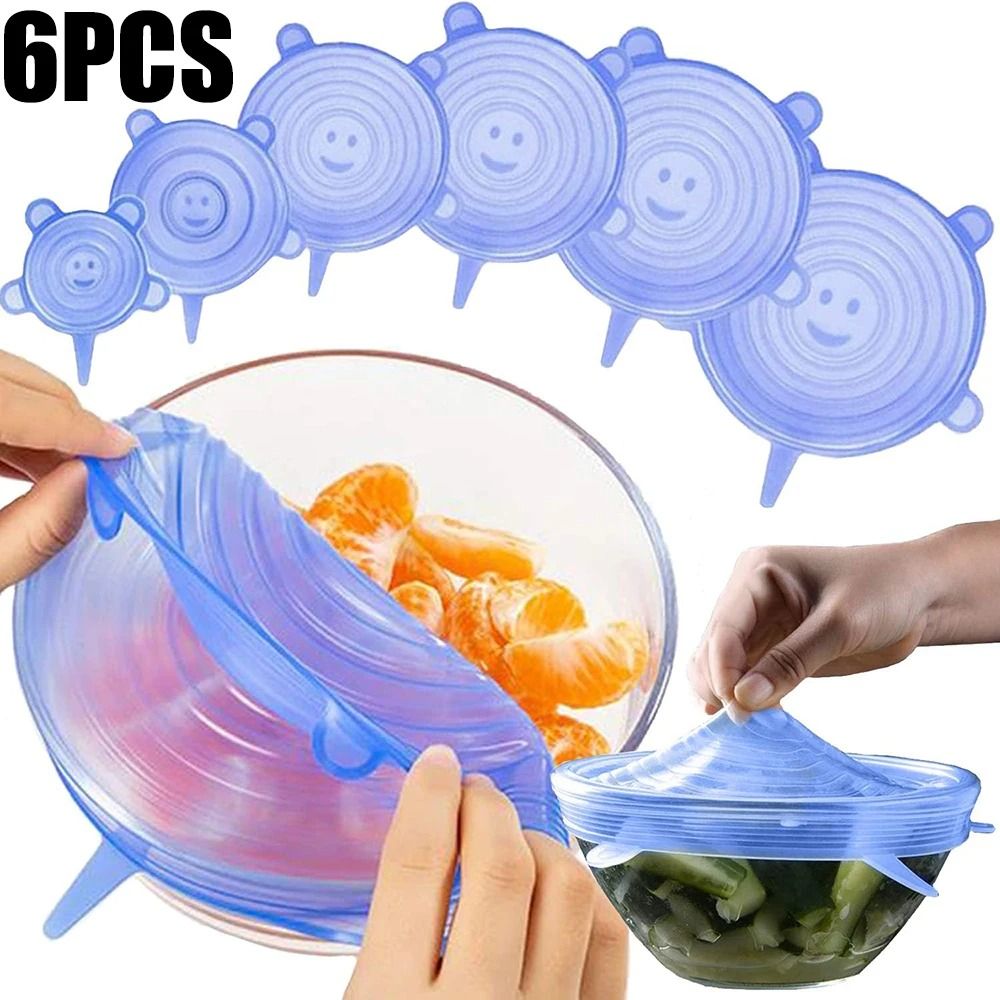 Silicone Stretch Lids Set for Food Storage
