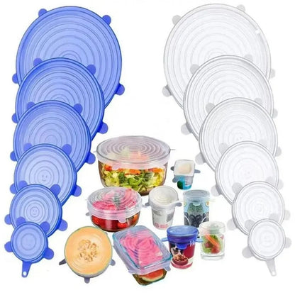 Silicone Stretch Lids Set For Food Storage 4