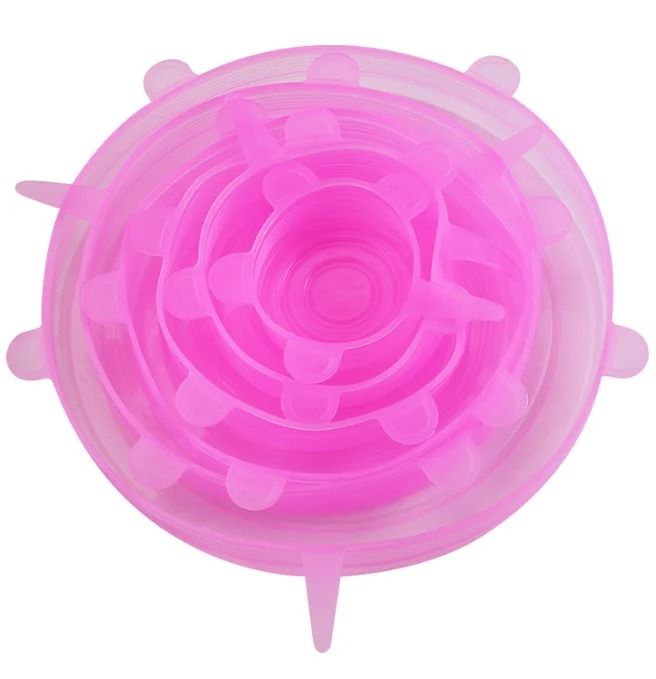 Silicone Stretch Lids Set For Food Storage 6