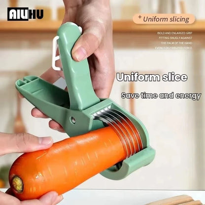 Stainless Steel Vegetable and Fruit Salad Slicer