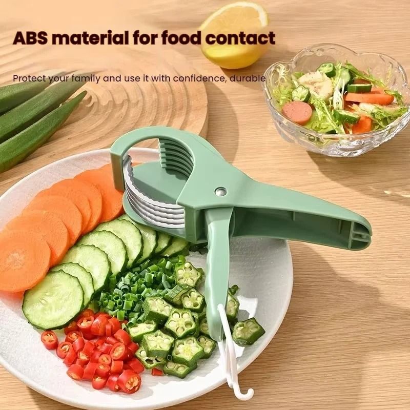 Stainless Steel Vegetable And Fruit Salad Slicer 2