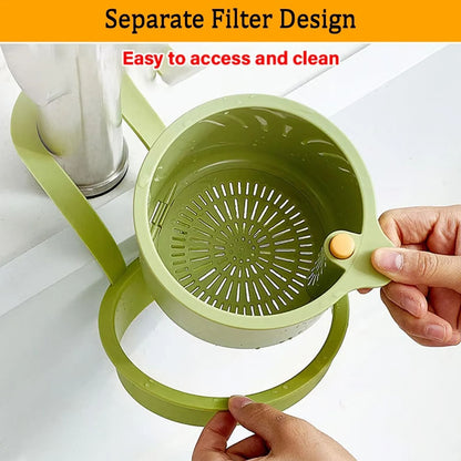 Self Cleaning Sink Strainer Basket With Automatic Dumping 4