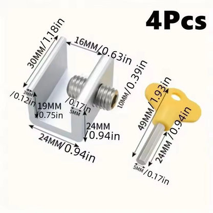 AdjustLock Sliding Door  Window Strap Security  ChildSafety Lock For Homes 7